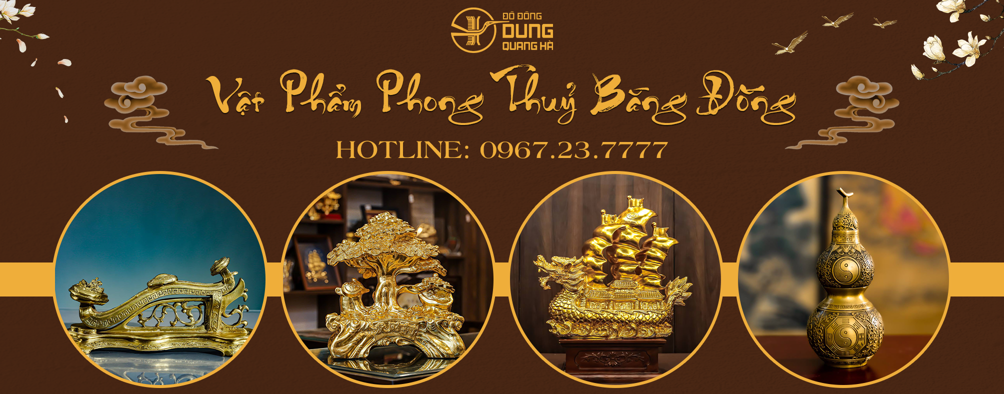 vật phẩm phong thủy bằng đồng dongmynghe